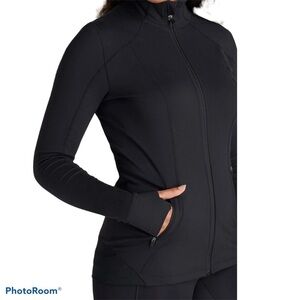RYU black running zip  only sweatshirt Sz S